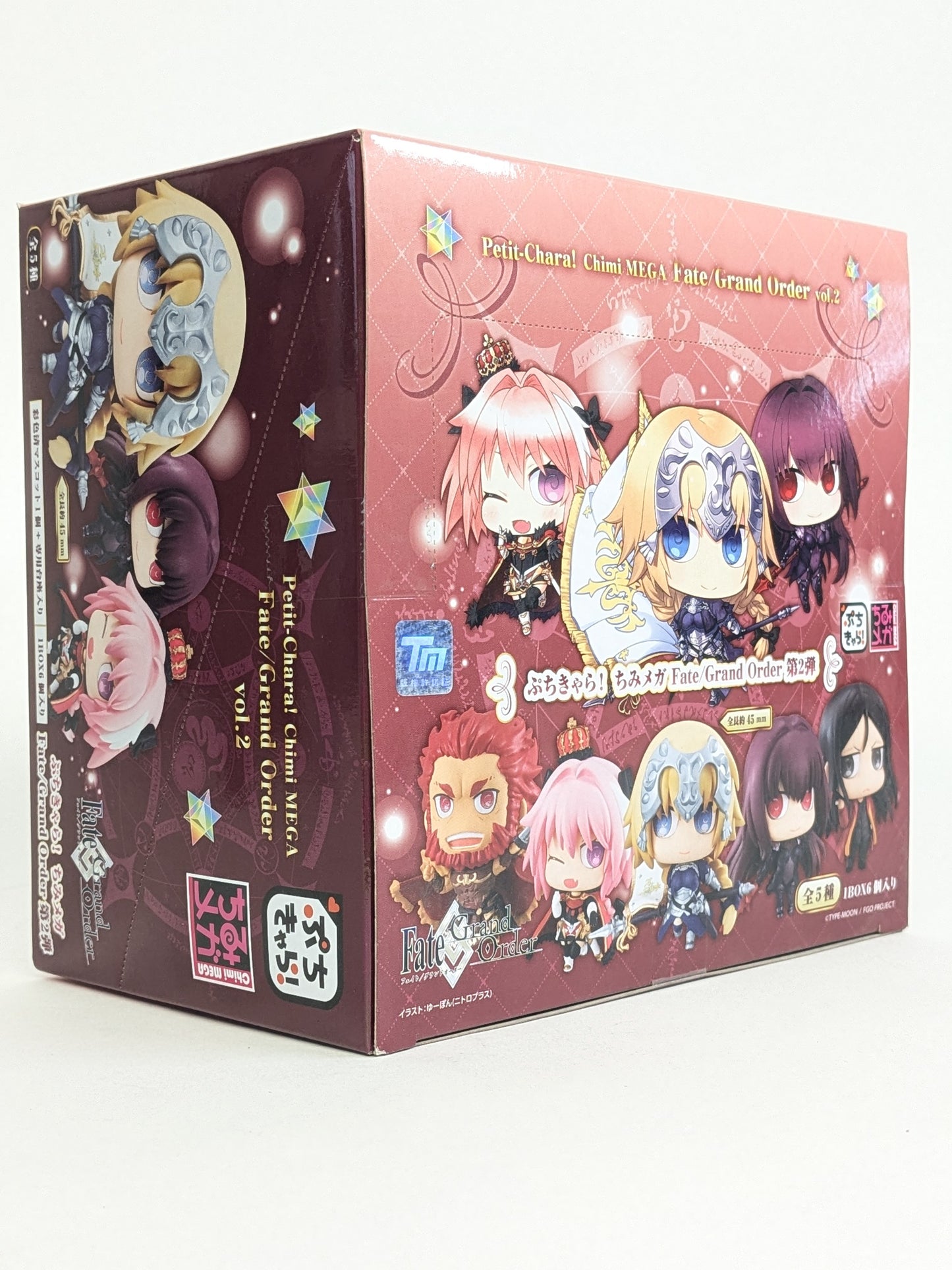 Fate/Grand Order Petit Chara Pretty Soldier Trading Figure Chimi MEGA #2 BOX