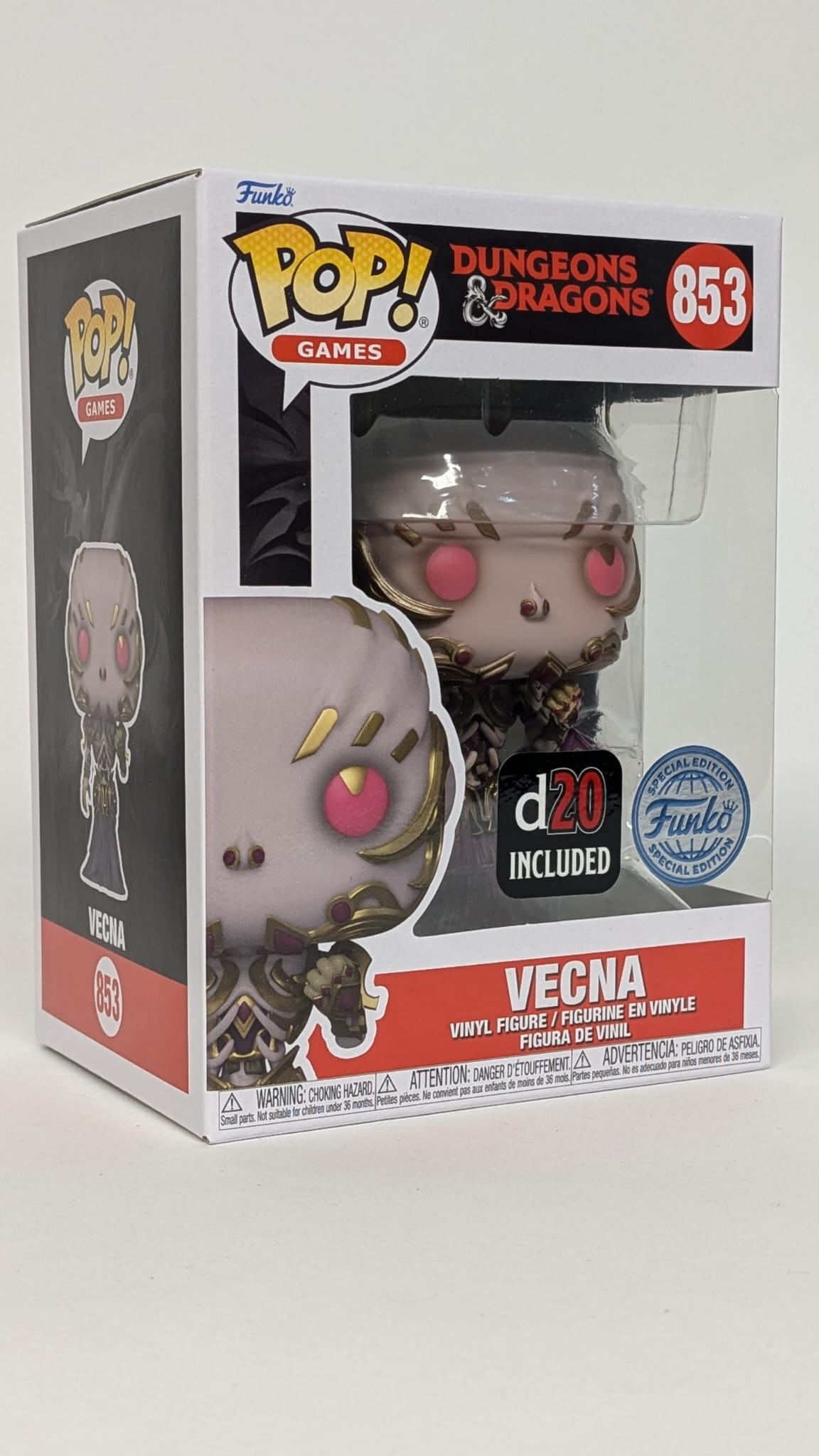 Dungeons & Dragons Pop! & Dice VECNA #853 (MT) Exclusive