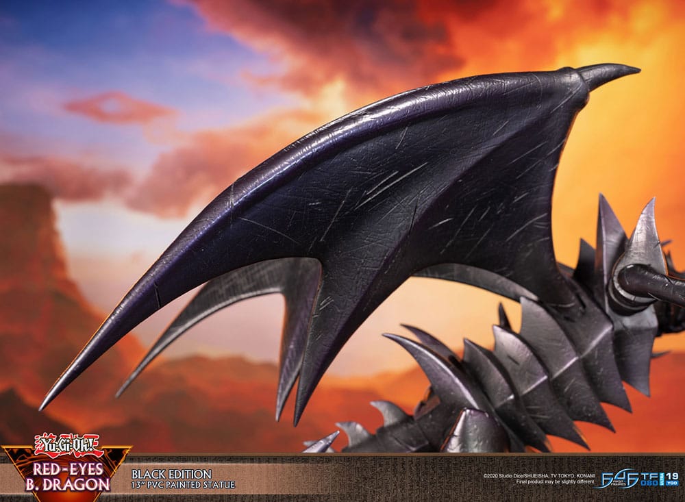 Yu-Gi-Oh! - Statue Yeux Rouges B. Dragon Couleur Noir