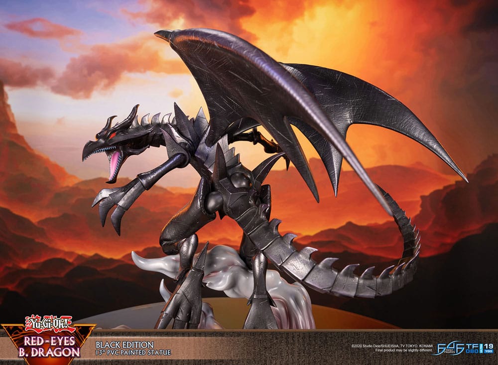 Yu-Gi-Oh! - Statue Yeux Rouges B. Dragon Couleur Noir