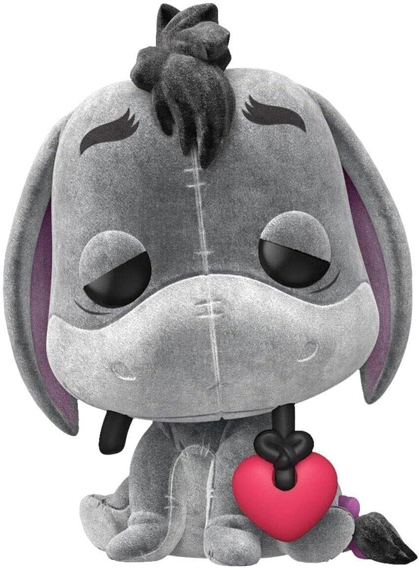 Winnie The Pooh - Eeyore w/Heart (Flocked)