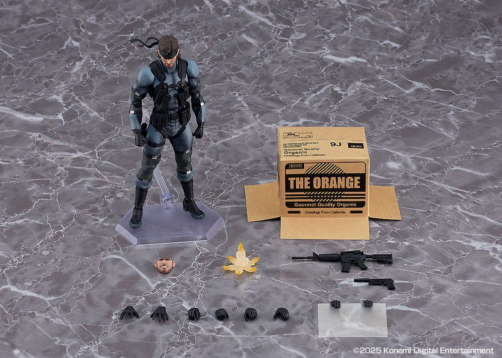 Metal Gear Solid Figma Action Figure SOLID SNAKE MGS2