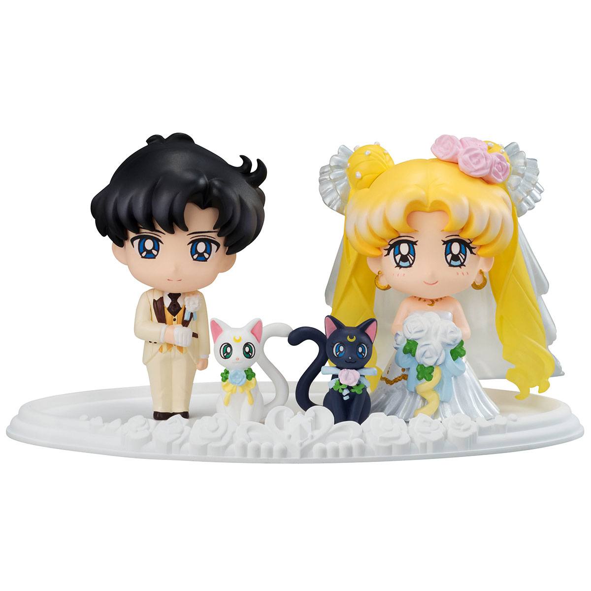 Sailor Moon - Petit Chara Mini Figure Set Happy Wedding 6 cm