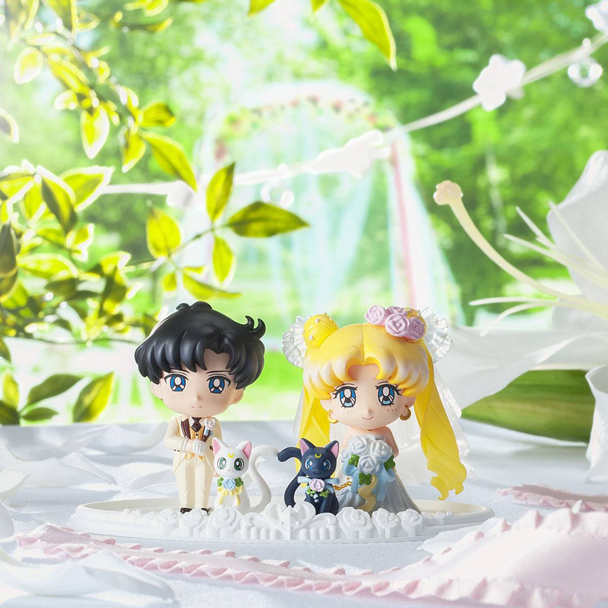 Sailor Moon - Petit Chara Mini Figure Set Happy Wedding 6 cm