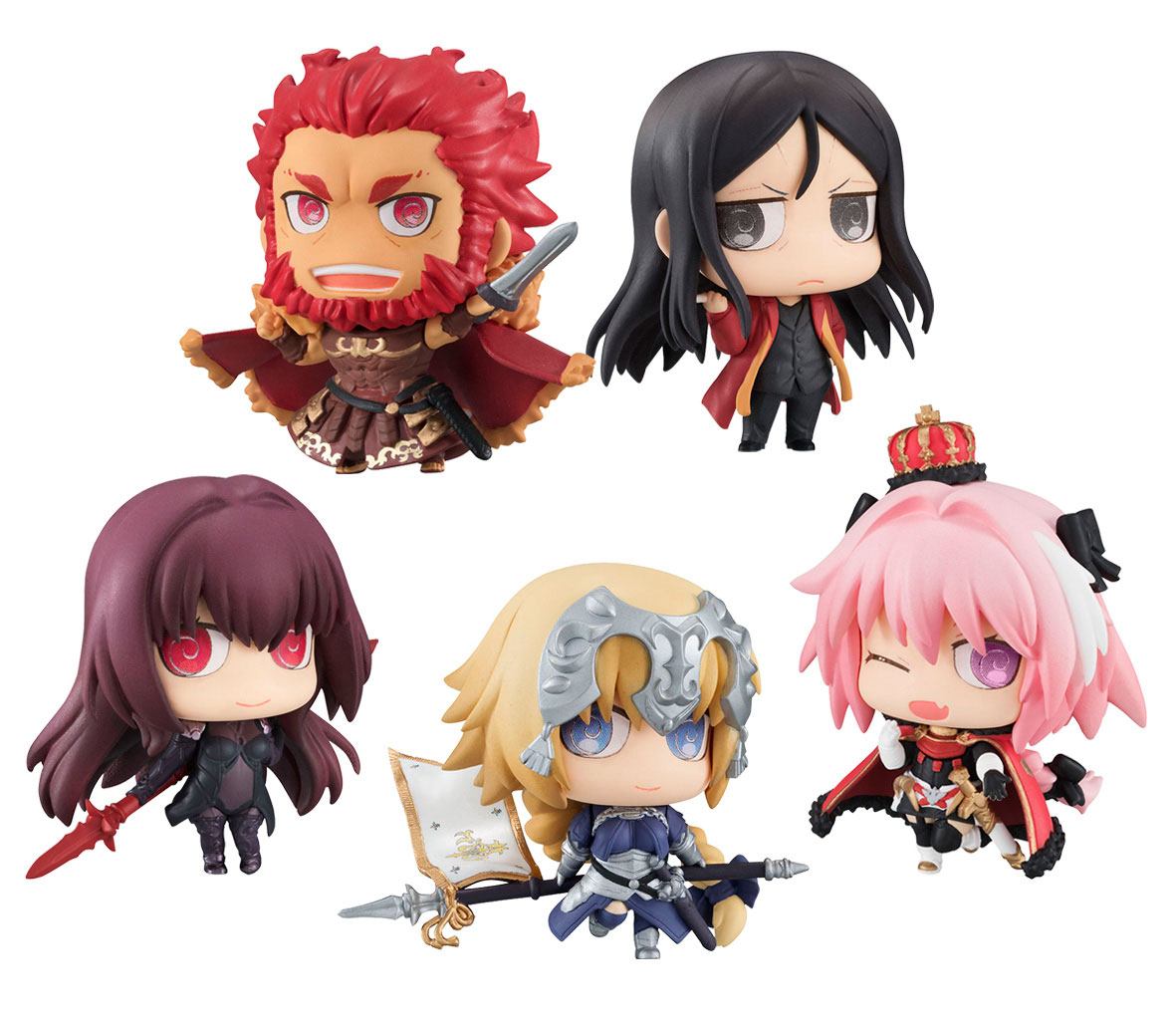 Fate/Grand Order Petit Chara Pretty Soldier Trading Figure Chimi MEGA #2 BOX