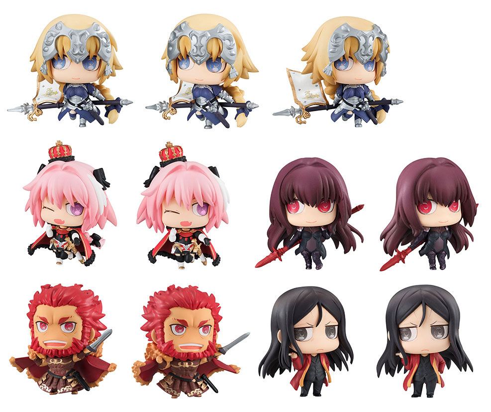 Fate/Grand Order Petit Chara Pretty Soldier Trading Figure Chimi MEGA #2 BOX