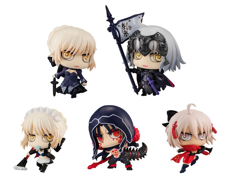 Fate/Grand Order Petit Chara Pretty Soldier Trading Figure Chimi MEGA #3 BOX