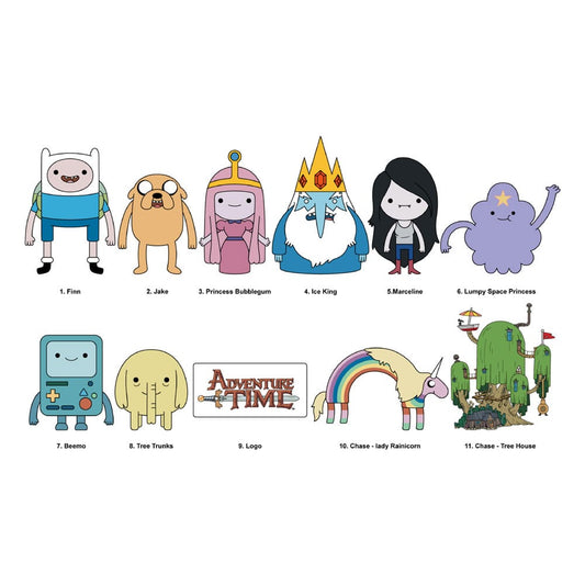 Adventure Time - 1 Random Mascotte 3D Bag Clip Portachiavi