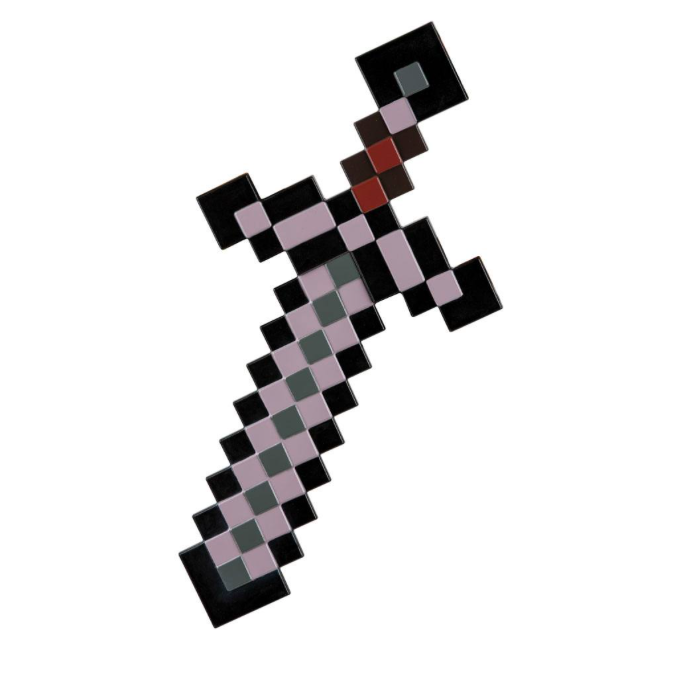 Minecraft Plastic Replica Nether Sword