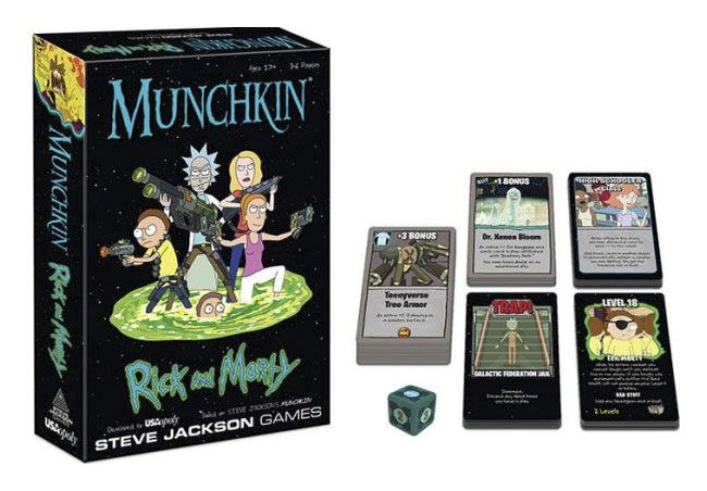 Jeu de cartes Munchkin Rick et Morty